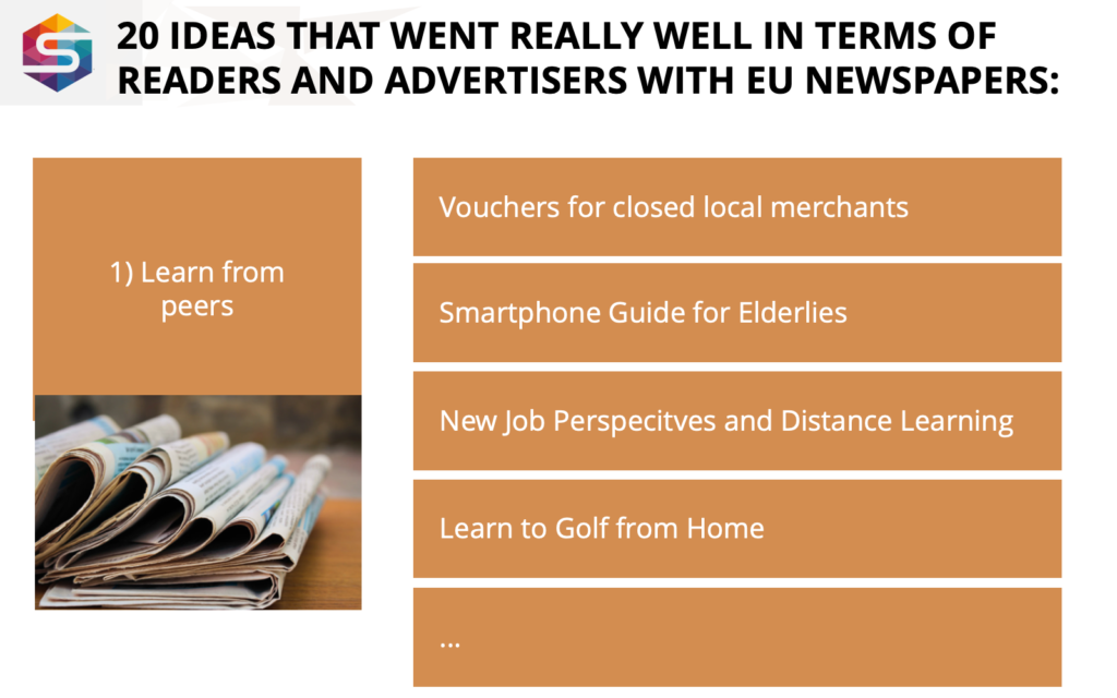 20 advertorial ideas from newspapers in the EU